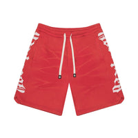 Godspeed CourtSide Shorts Red Tie-Dye