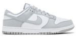 Nike Dunk Low White Light Smoke Grey - Image 1