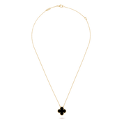 Van Cleef & Arpels Vintage Alhambra pendant 18K yellow gold, Onyx