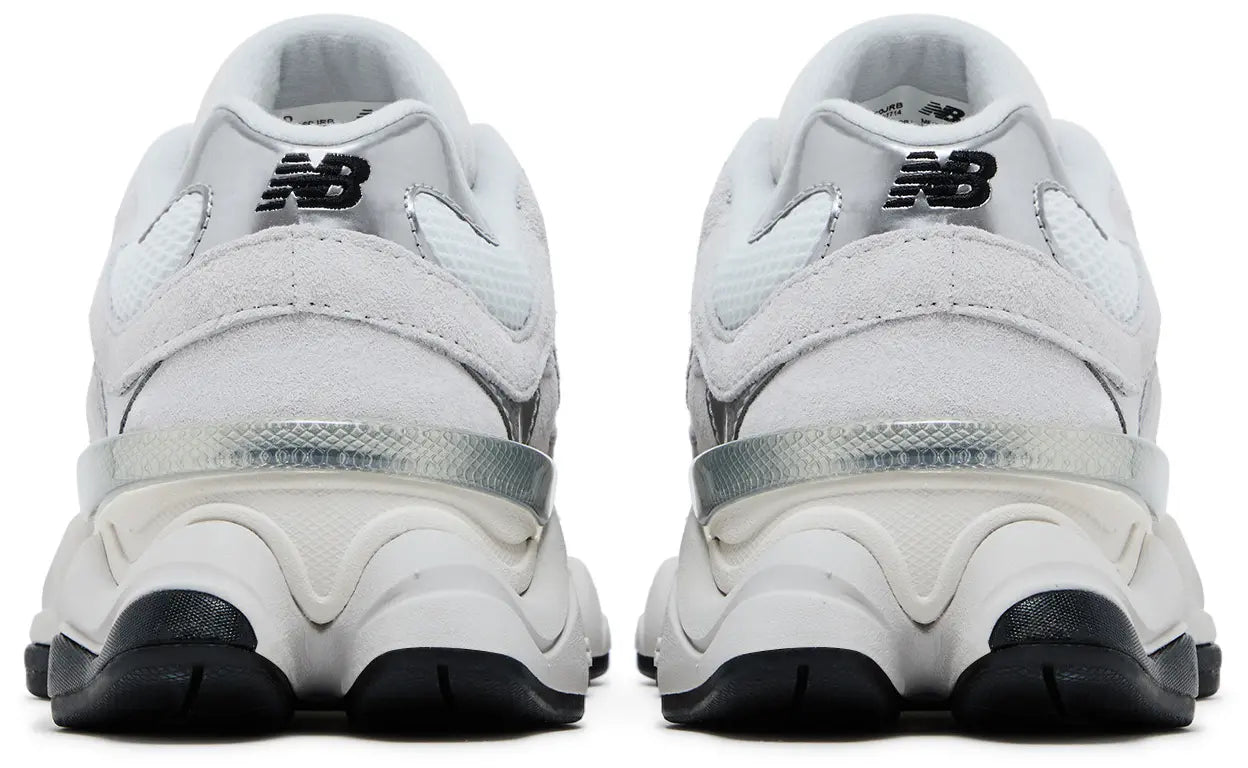 New Balance 9060 White Black Metallic Silver