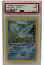 1999 Pokémon Fossil 1st Edition Articuno Holo #2 PSA 9 MINT — photo 1 - Image 1