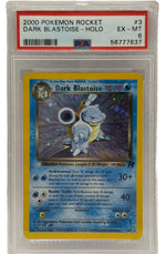 2000 Pokémon Rocket Dark Blastoise Holo 3/82 PSA 6 EX-MT - Image 1