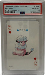 2000 Pokémon Silver Playing Cards Flaaffy 5 of Diamonds #180C PSA 10 GEM MINT — photo 1 - Image 1