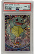 2000 Topps Chrome Pokémon T.V. Squirtle Étincelant #7 PSA 10 GEM MINT