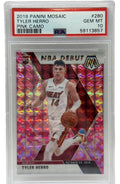 2019 Panini Mosaic Tyler Herro Pink Camo Rookie Card #280 PSA 10 GEM MINT