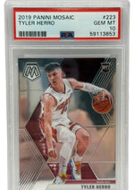 2019 Panini Mosaic Tyler Herro Rookie Card #223 PSA 10 GEM MINT - Image 1