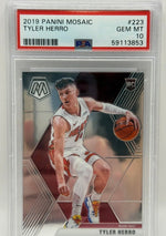 2019 Panini Mosaic Tyler Herro Rookie Card #223 PSA 10 GEM MINT - Image 5