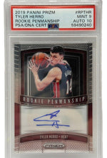 2019 Panini Prizm Tyler Herro Rookie Penmanship #RPTHR PSA 9 MINT & AUTO 10 - Image 1
