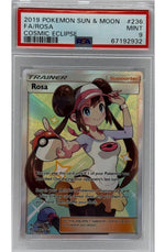 2019 Pokémon Cosmic Eclipse Rosa Full Art 236/236 PSA 9 MINT (Sun & Moon) - Image 3