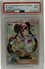 2019 Pokémon Sun & Moon Cosmic Eclipse Rosa Full Art #236 PSA 9 MINT — original photo 1 - Image 3