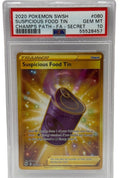 2020 Pokémon Champion's Path Suspicious Food Tin Gold Secret Rare 080/073 PSA 10 GEM MINT