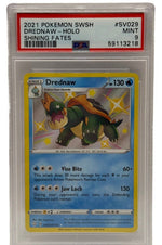 2021 Pokémon Shining Fates Shiny Drednaw Holo SV029/SV122 PSA 9 MINT - Image 1