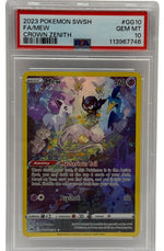 Pokémon trading card in protective packaging with a white background - Image 1