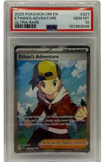 2025 Pokémon Destined Rivals Ethan's Adventure #221 PSA 10 GEM MINT — photo 1 - Image 1