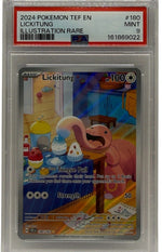 2024 Pokémon SV Temporal Forces Lickitung Illustration Rare #180 PSA 10 GEM MINT — photo 1 - Image 1