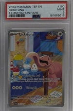 2024 Pokémon SV Temporal Forces Lickitung Illustration Rare #180 PSA 9 MINT — original photo 3 - Image 7