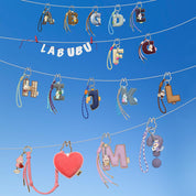 Pop Mart Labubu The Monsters Pin for Love Series Letter Pendant (A-M) Single Blind Box