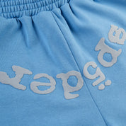 Sp5der OG Web V2 Sweatshort Dusty Blue