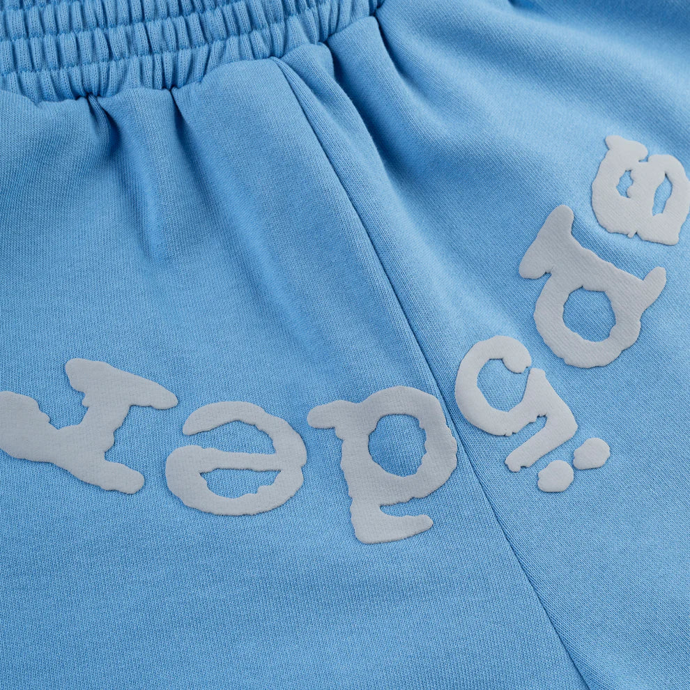 Sp5der OG Web V2 Sweatshort Dusty Blue
