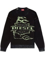 Diesel x Hellstar K-Belez Reverse Print Logo Jumper Black