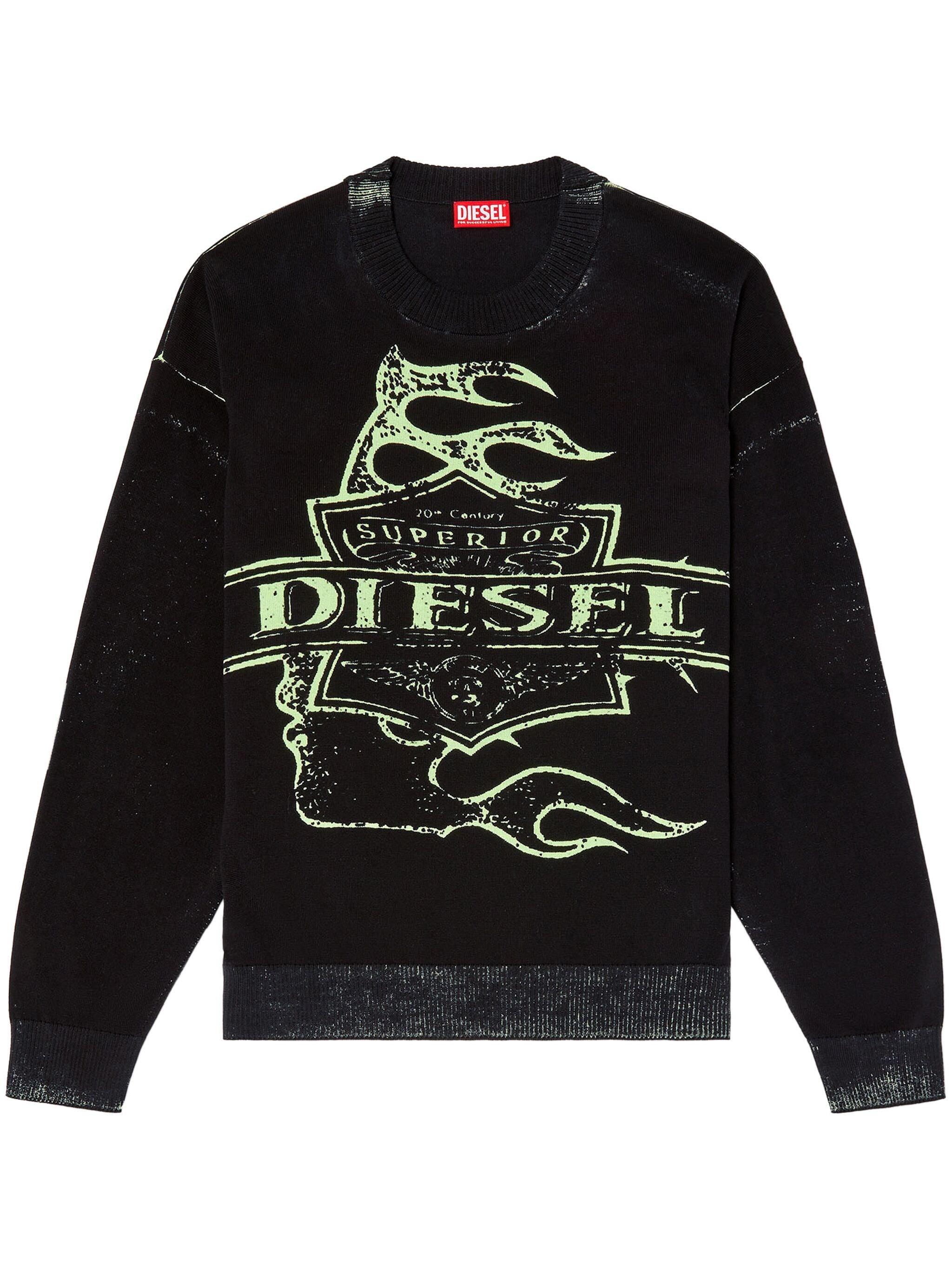 Diesel x Hellstar K-Belez Reverse Print Logo Jumper Black