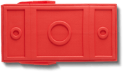 Crocs Brick Clog LEGO Red