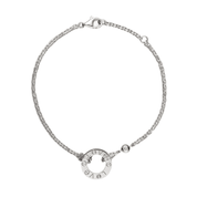 Cartier Love Bracelet, 18k White Gold, 2 Diamonds