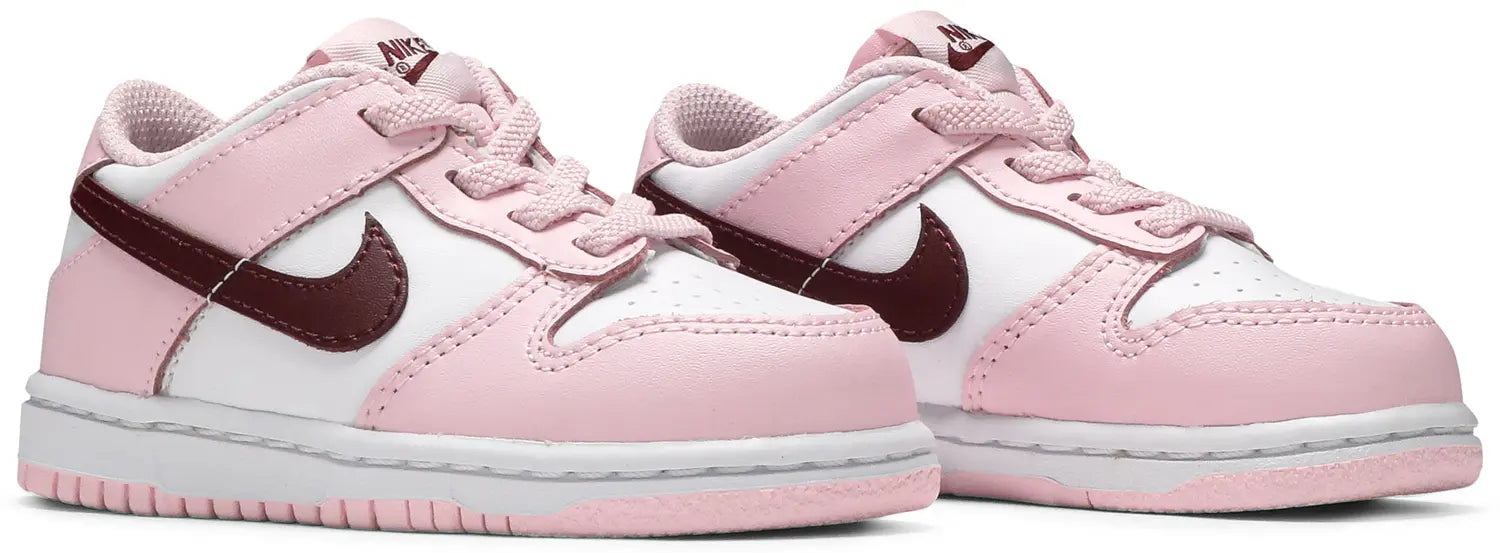 Nike Dunk Low Pink Foam Red White (Toddler)