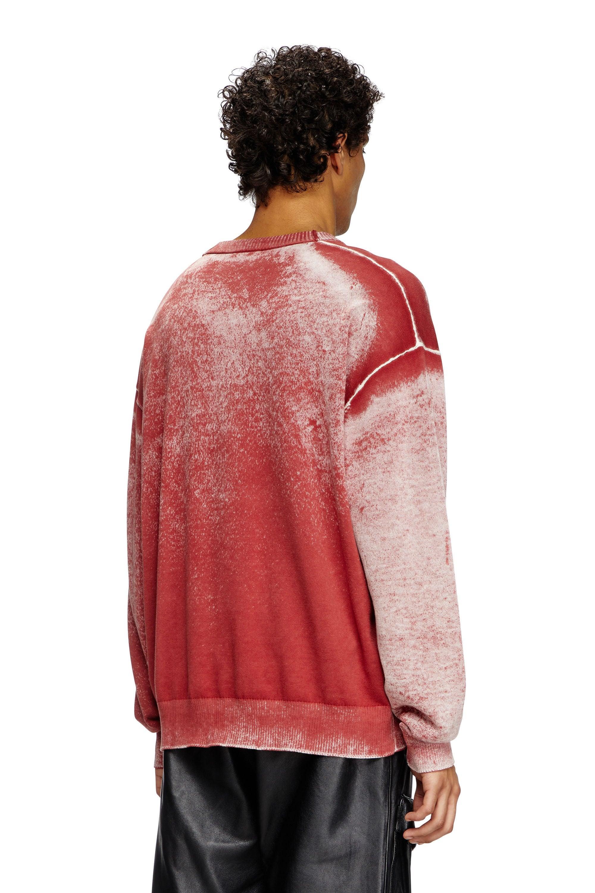 Diesel x Hellstar K-Belez Reverse Print Logo Jumper Red