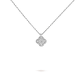 Van Cleef & Arpels Sweet Alhambra pendant 18K white gold, Diamond