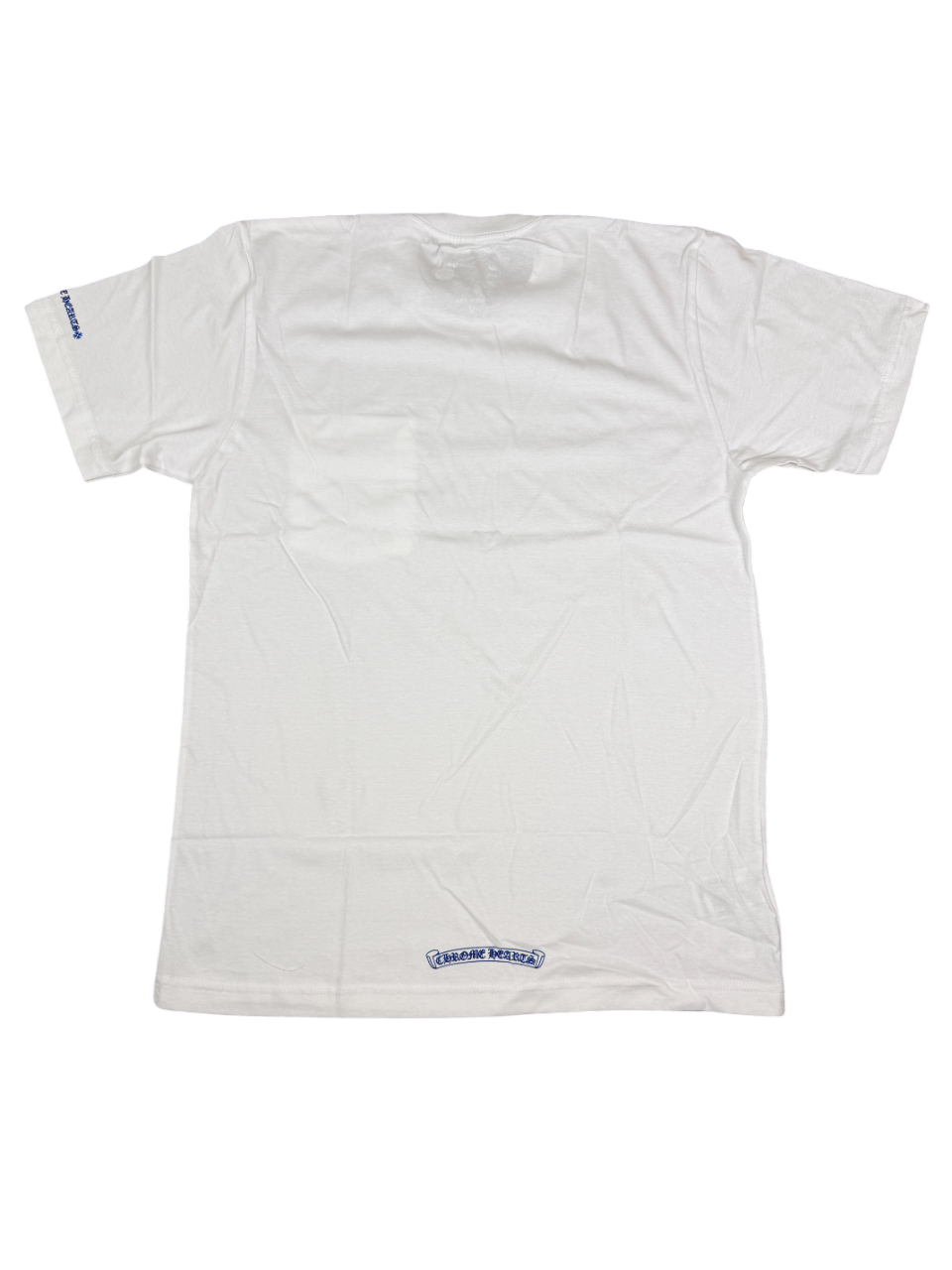 Chrome Hearts Neck Logo Pocket T-Shirt White / Blue