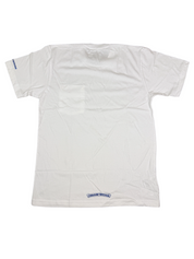 Chrome Hearts Neck Logo Pocket T-Shirt White / Blue