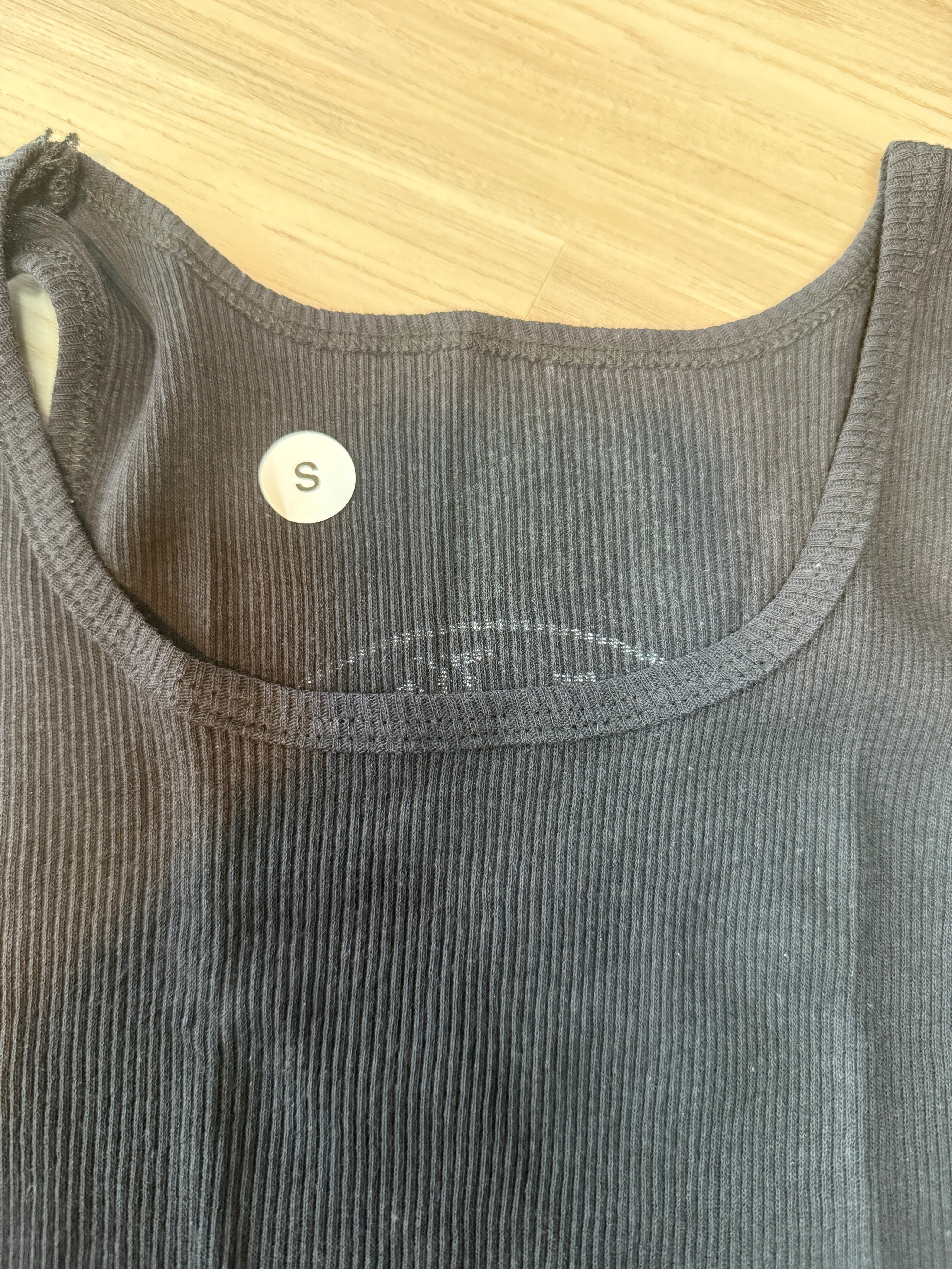 Chrome Hearts Horseshoe Rib Tank Top Black