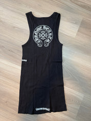 Chrome Hearts Horseshoe Rib Tank Top Black