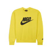 Nike x Nigo NRG Fleece Crew Sweatshirt Yellow