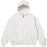 Supreme MM6 Maison Margiela Box Logo Zip Up Hooded Sweatshirt White - Image 1
