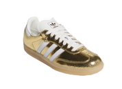 Adidas Samba OG Gold Metallic Cracked Leather (Women's)