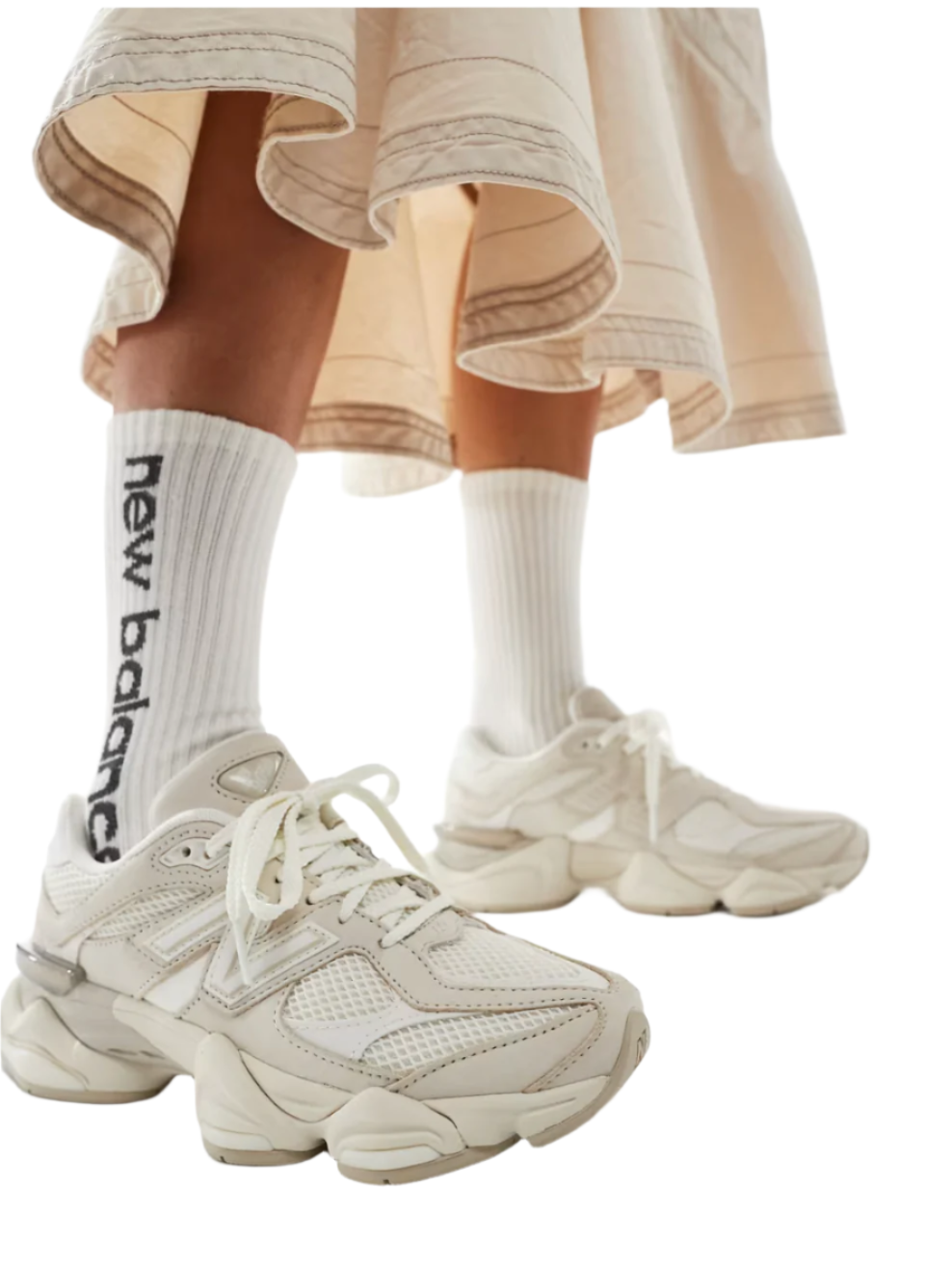 New Balance 9060 Beige (Ribbon Laces)