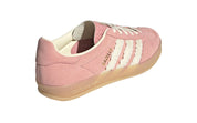 Pink Adidas sneaker on a white background