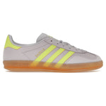 Adidas Gazelle Indoor Silver Dawn Solar Yellow (Women's) sneakers — style IH5492 — photo 1 of 5 - Image 1