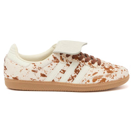 Adidas Samba LT con stampa di mucca marrone e bianco (da donna)