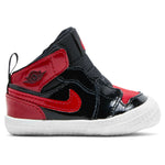 Air Jordan 1 Retro High Crib OG Patent Bred (Toddler Bootie) sneakers — style AT3745-063 — photo 1 of 5 - Image 1
