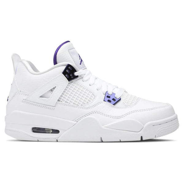 Air Jordan 4 Retro Metallic Purple (GS) sneakers — style 408452-115 — photo 1 of 5