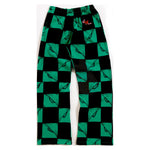 ANTI PROMO Sweatpants Green Black - front view - Image 1