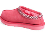 Pink slipper with decorative trim on a white background - Image 3