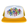 Chrome Hearts Cemetery Cross Trucker Hat Yellow & White