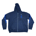 Chrome Hearts Script Sweat à capuche zippé thermique Noir / Bleu