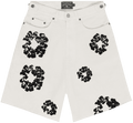 Denim Tears The Cotton Wreath Jean Short White