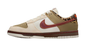 Nike Dunk Low Retro Khaki Team Red Pearl White Leopard (Women's)