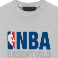 Fear of God Essentials NBA联名款 浅花灰短袖T恤